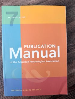 APA 7 Manual