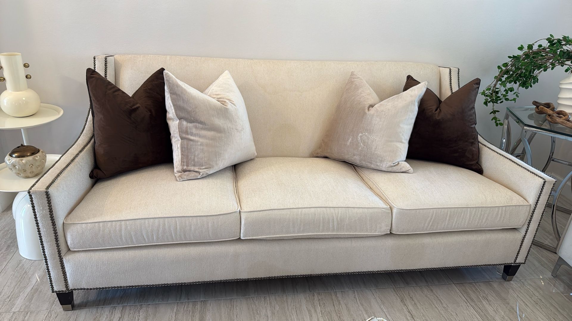 Sofa And Loveseat And Side Table