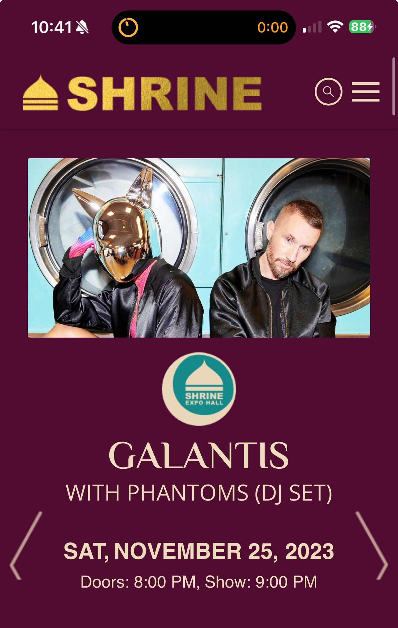 Galantis Tickets Shrine LA