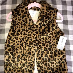 Carter’s KIDS • 4/5 • Leopard FUR VEST 🐆 $38