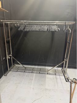 Rolling Clothing Rack
