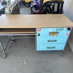 Pottery Barn Metal Locker Desk