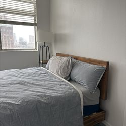 Solid Wood Platform Bed Frame