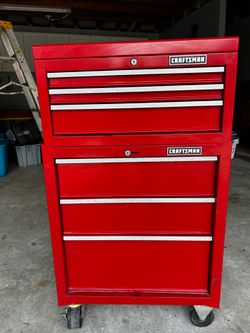 Red craftsman tool box
