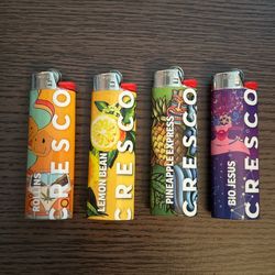 4 New Cresco Lighters with Strains 