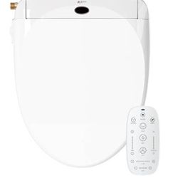 LEIVI Smart Bidet Toilet Seat with Wireless Remote and Side Panel