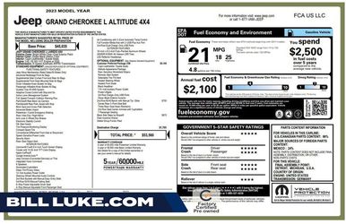 2023 Jeep Grand Cherokee L