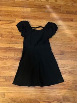 Girls Black Dress; Size: 10-12