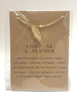 Light As A Feather Necklace
