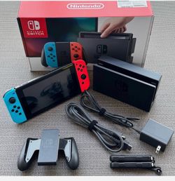 Nintendo switch with the case
