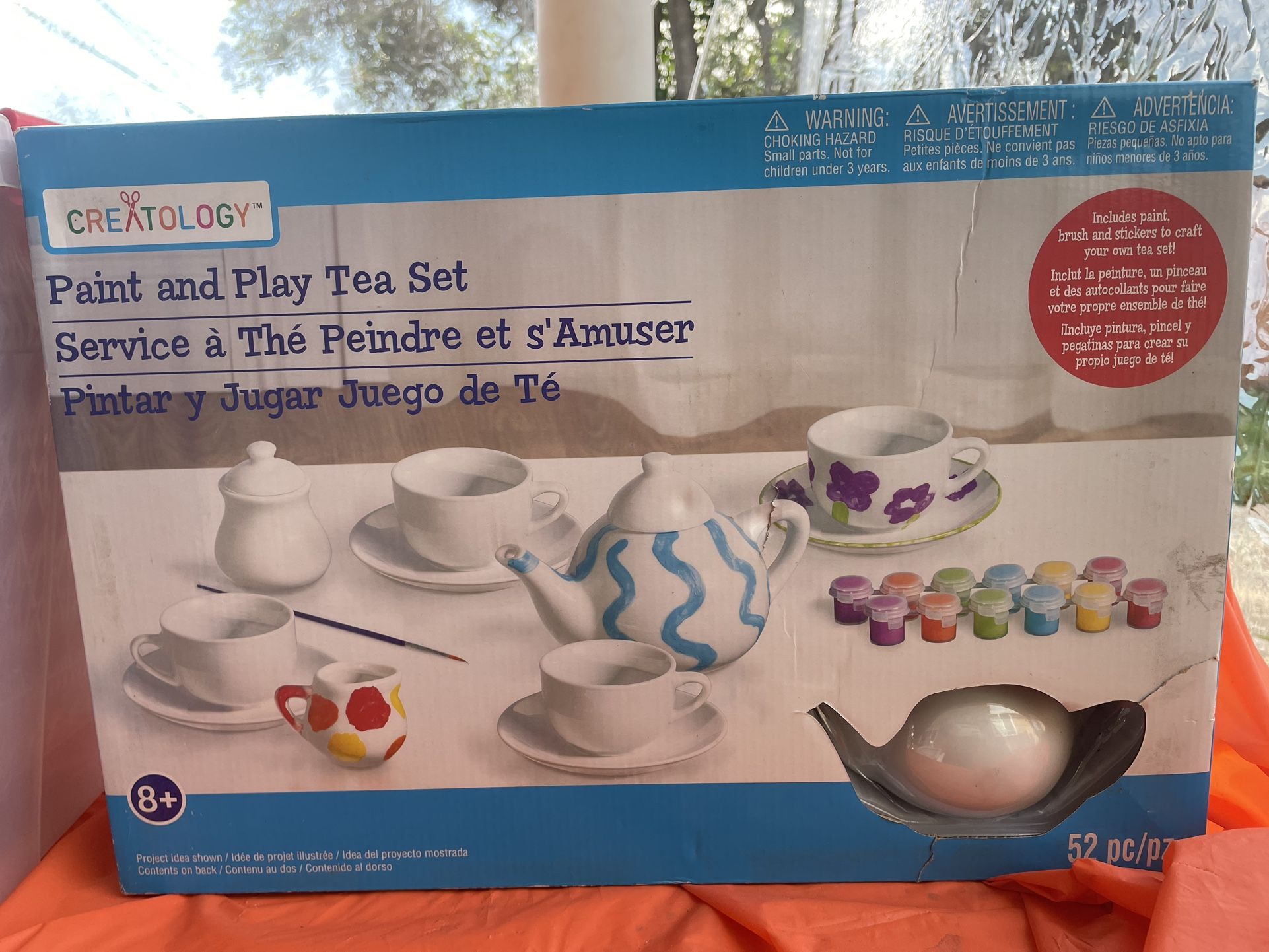 Paintable Tea Set