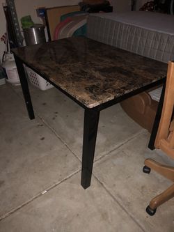 Nice marble top kitchen table