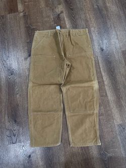 Carhartt brown double knee pants Size 44x30