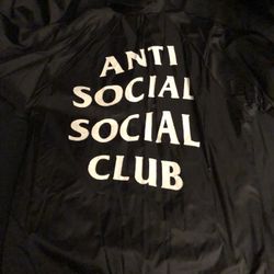 Anti Social Social Club Jacket Size Small New