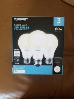 Smart LED WiFi Bulbs 3 Pack