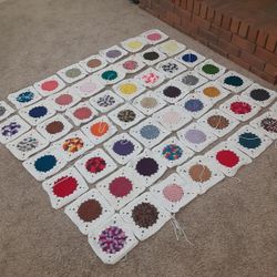 New 56 CROCHET GRANNY SQUARES 