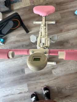 Pink Compact Exercise Butt machine  with Display