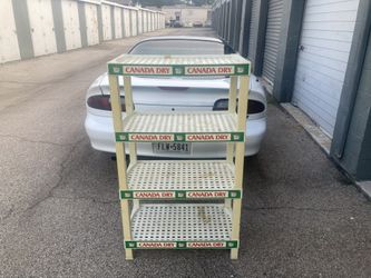 Old Canada Dry Plastic Rack Vintage 