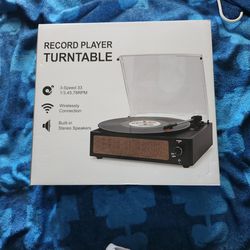 Record Player Turntable