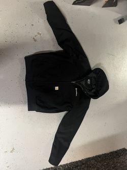 Carhartt Loose Fit Jacket Model: J130-M Black Size L Full Zip