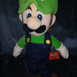 Luigi Plush About A Foot Tall