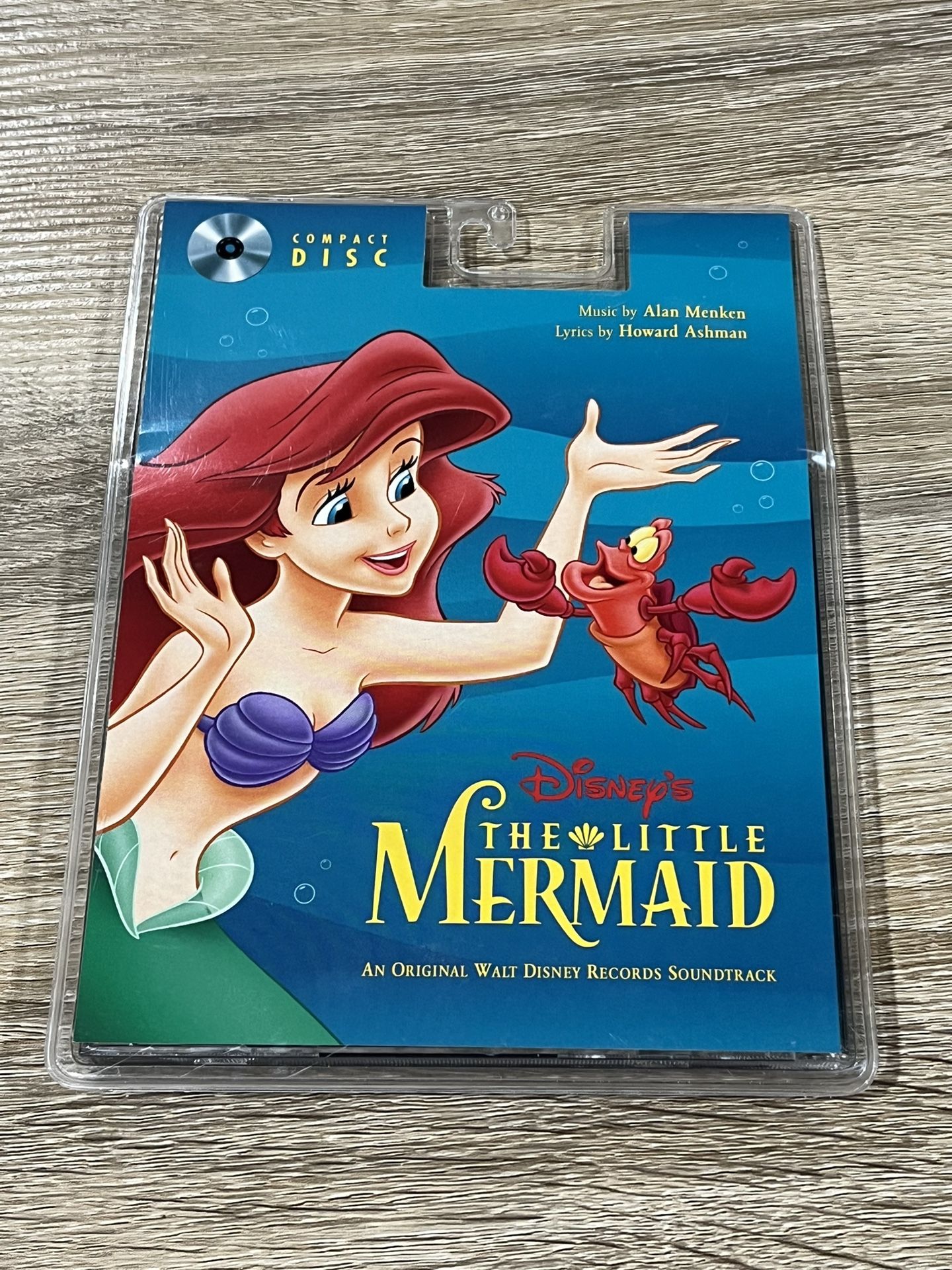 The Little Mermaid Original Soundtrack Sealed Blister pack