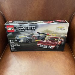 LEGO Speed Champions Chevrolet Corvette C8.R Race Car and 1969 Chevrolet Corvette Set 76903 - Brand New!