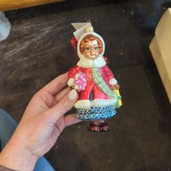 Radko Girl Christmas Ornament 