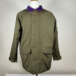 The Hundreds Bomber Utility Jacket Olive Green Purple Yellow Men’s Size Large L