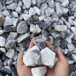 White marble chip