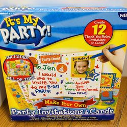 It’s My Party Make Your Own Cards, Invitations or Notes (Ages 6 & Up)