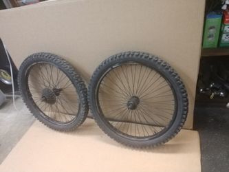 Pair Of 20" Rims And Tires