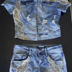 Denim Two-Piece