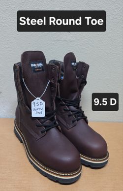 Duradero Work Boots sz9.5D STEEL TOE