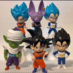 Limited Collection Burger King Dragon Ball Z Toys. Full Set of 6