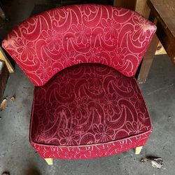 Single Red Chair 