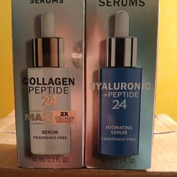 Olay  Set Of 2 New Hydrologic Peptide 24  & Collagen Peptide 24 Hydrating Serums Set $16 For Both