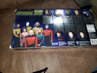 star trek 25 the next generation Pez collector candy