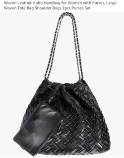 New Hobo Purse Tote with mini bag Black