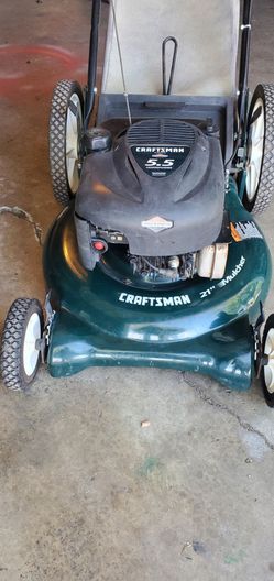 Craftsman 21 inch walk behind mower 5.5 flat head