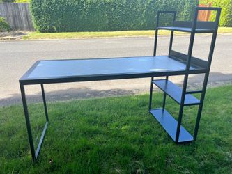 Free desk with shelves
