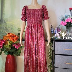 Boho Summer Midi DRESS 