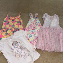 Toddler Girl Summer Clothes Lot Size 4T 