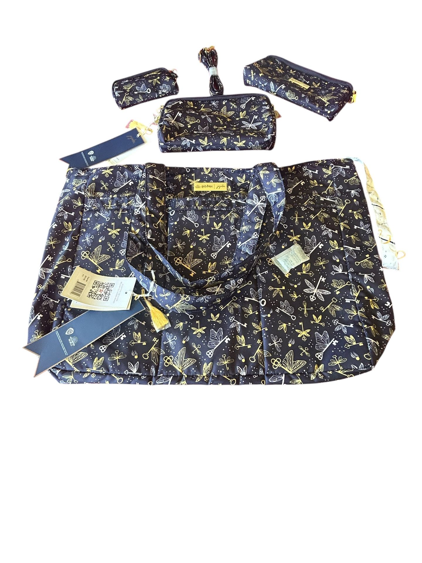 Harry Potter flying keys jujube WB tote bags.