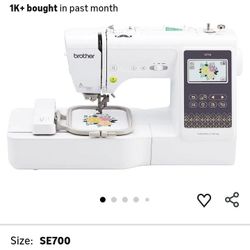 Brother SE700 Embroidery Sewing Machine Craft Hobby Supplies 