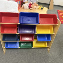 Toys Shelf And Bins