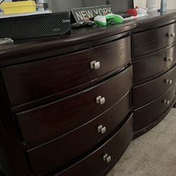Antique Dresser & 2 Night Stands 