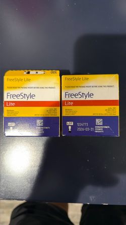 Abbott FreeStyle Lite Blood Glucose Test Strips, 2 Boxes