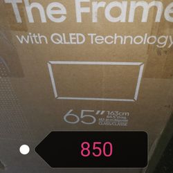 SAMSUNG 65"INCH QLED 4K THE FRAME TV LS03D 