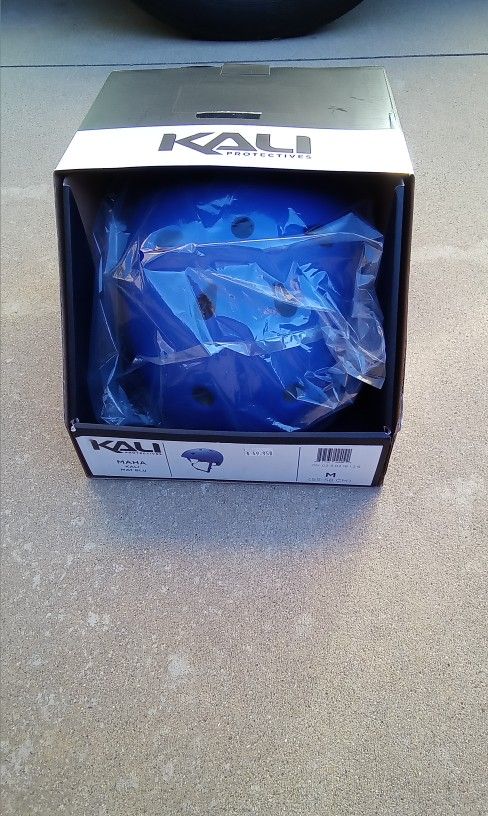 MEDIUM NEW Kali Protectives Maha Helmet Matte Blue 55-58cm Skateboard BMX